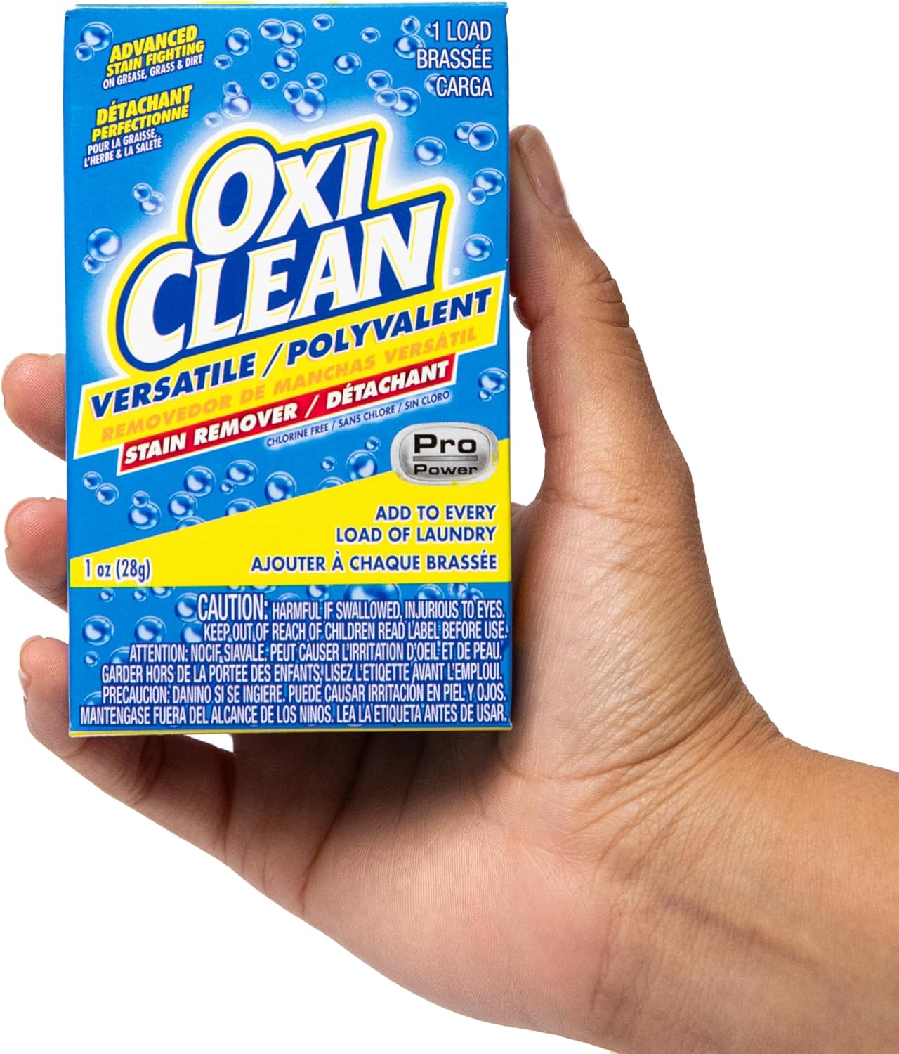 OxiClean Versatile Stain Remover 1 oz Single Load Pack of 156