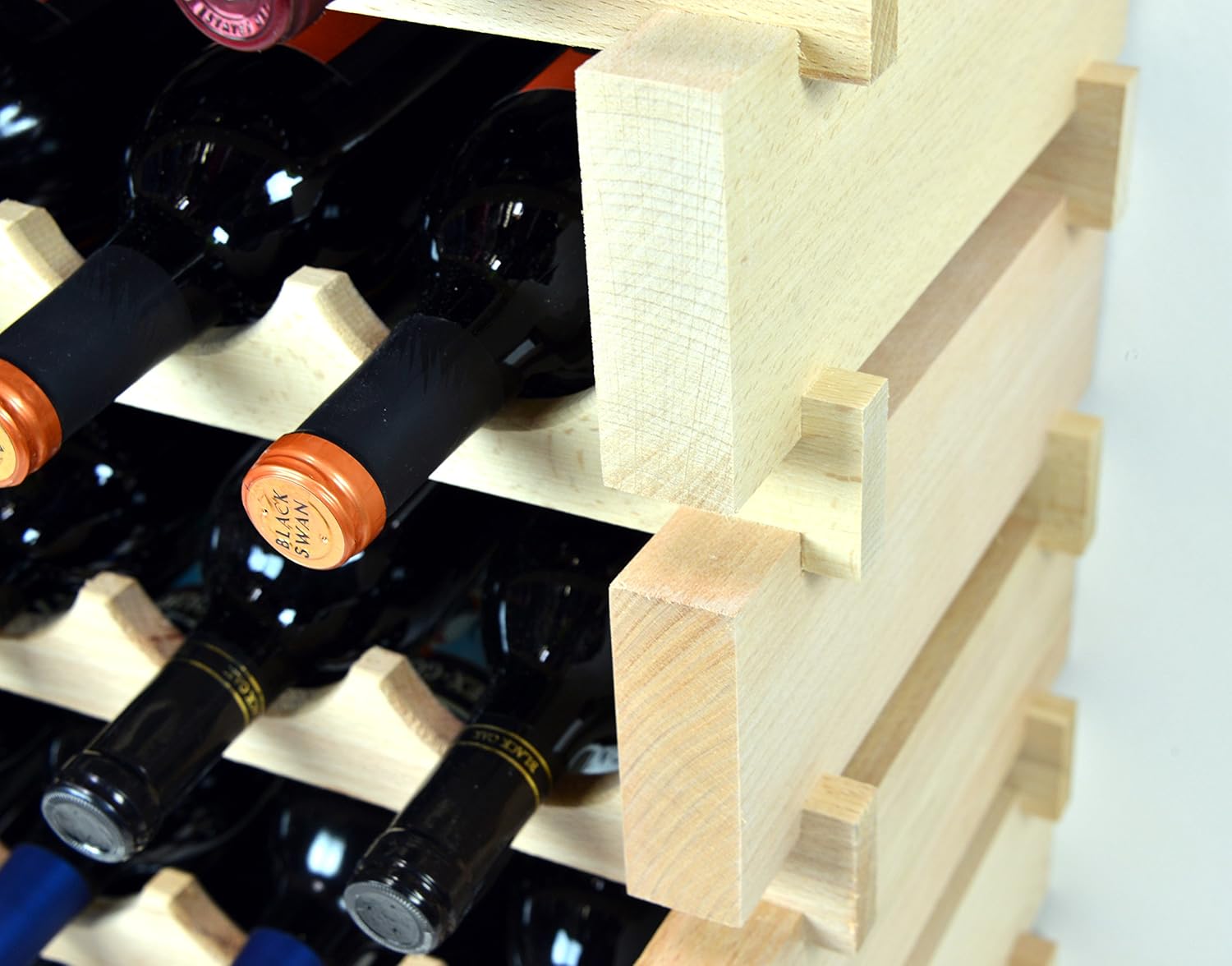 sfDisplaycom LLC 72 Bottle Wine Rack Modular Hardwood