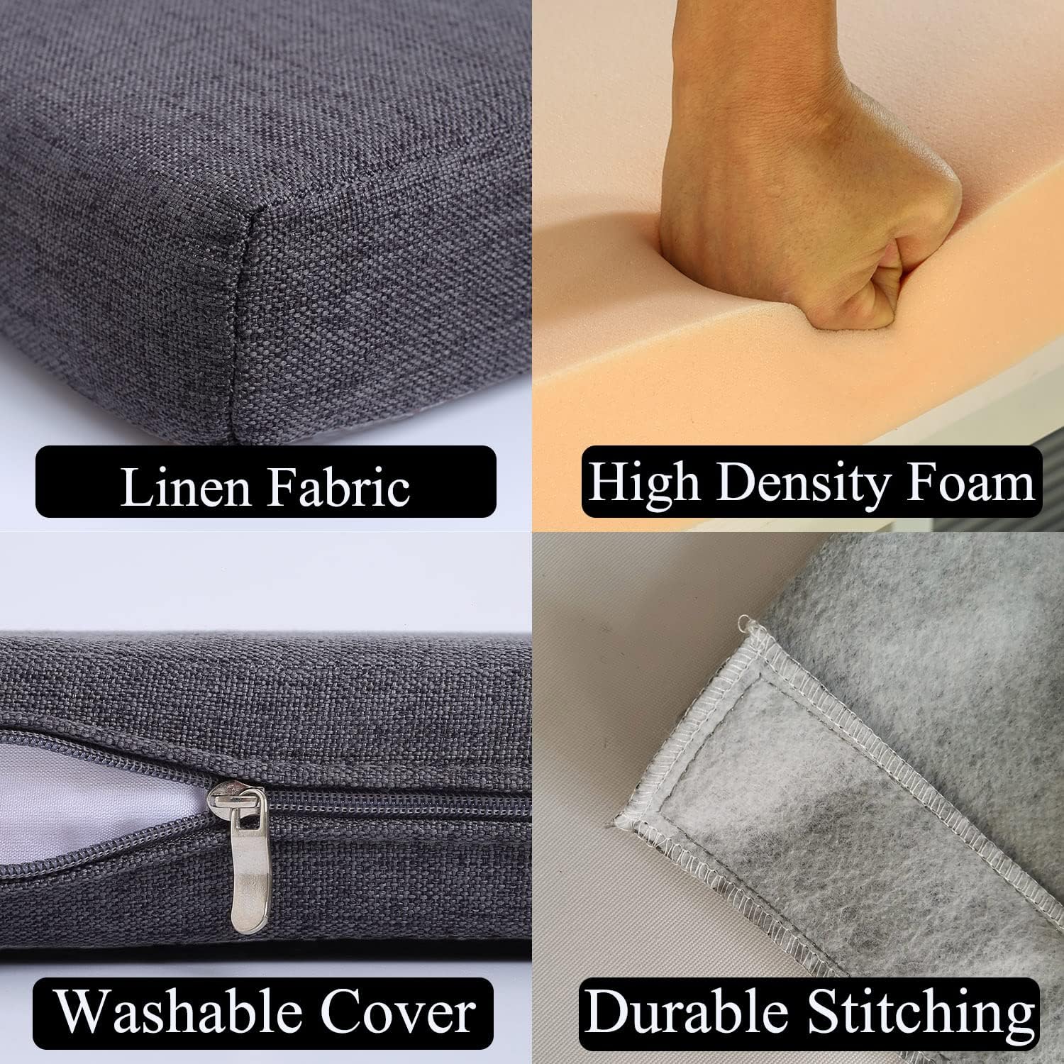 SAMTY Bed Gap Filler with Washable Cover