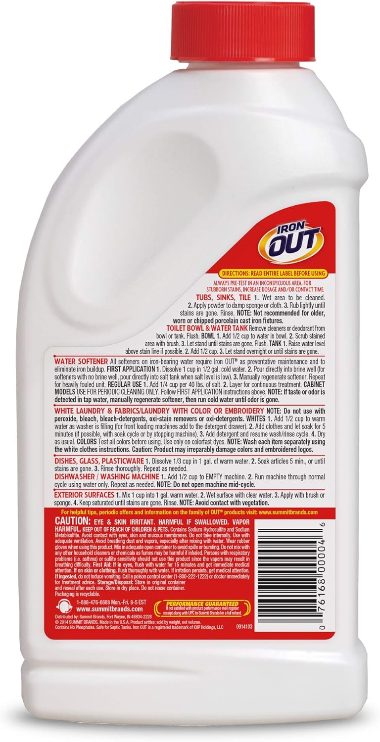 OUT White Brite Rust Stain Remover Powder