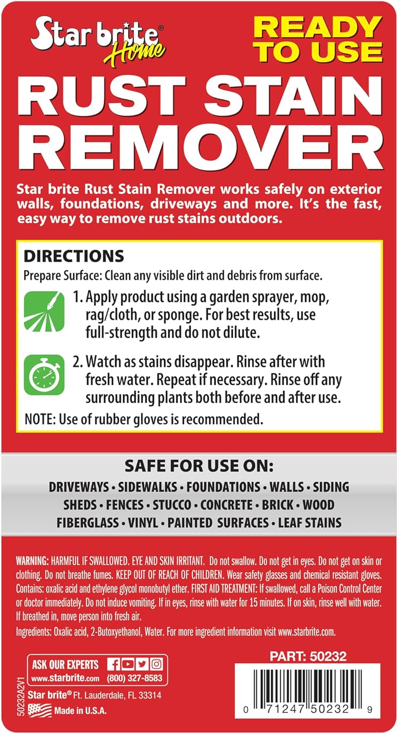 STAR BRITE Rust Stain Remover 32 OZ