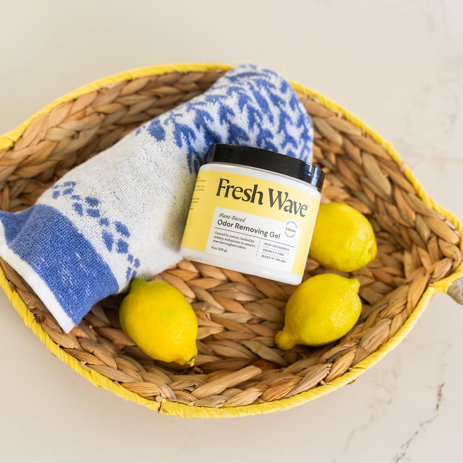 Fresh Wave Lemon Odor Removing Gel 15 oz Pack of 2