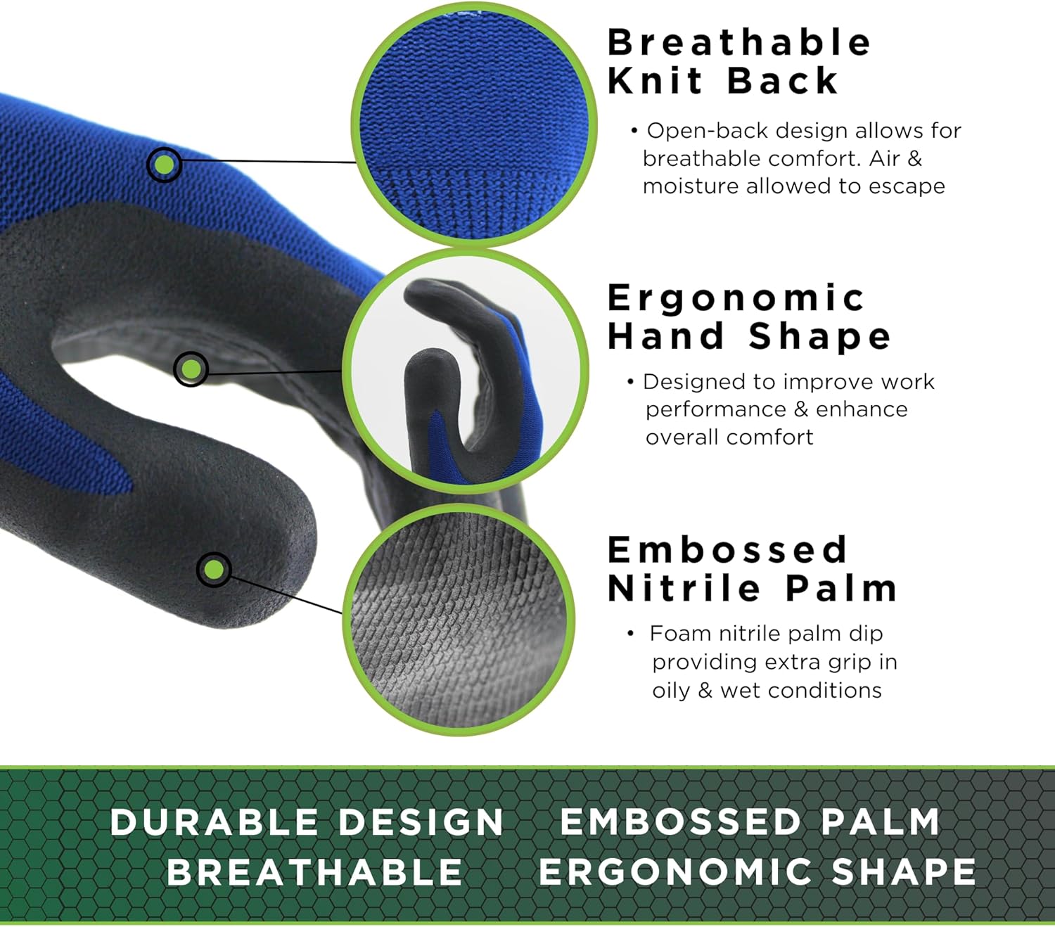 SHOWA Nitrile Glove with Liner - 25 Nitrile