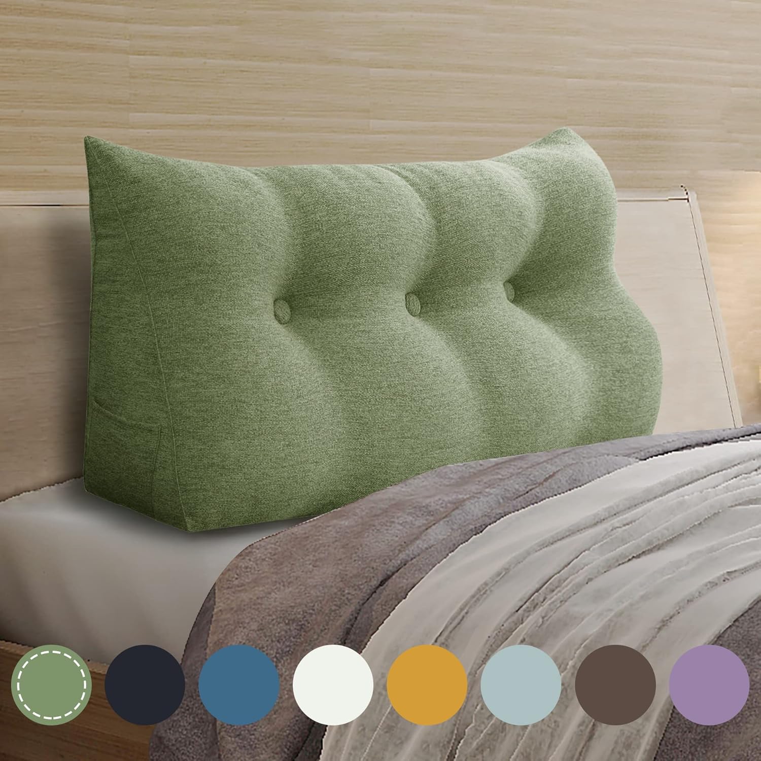 YXCSELL Wedge Pillow for Bed Reading and Sleep Support