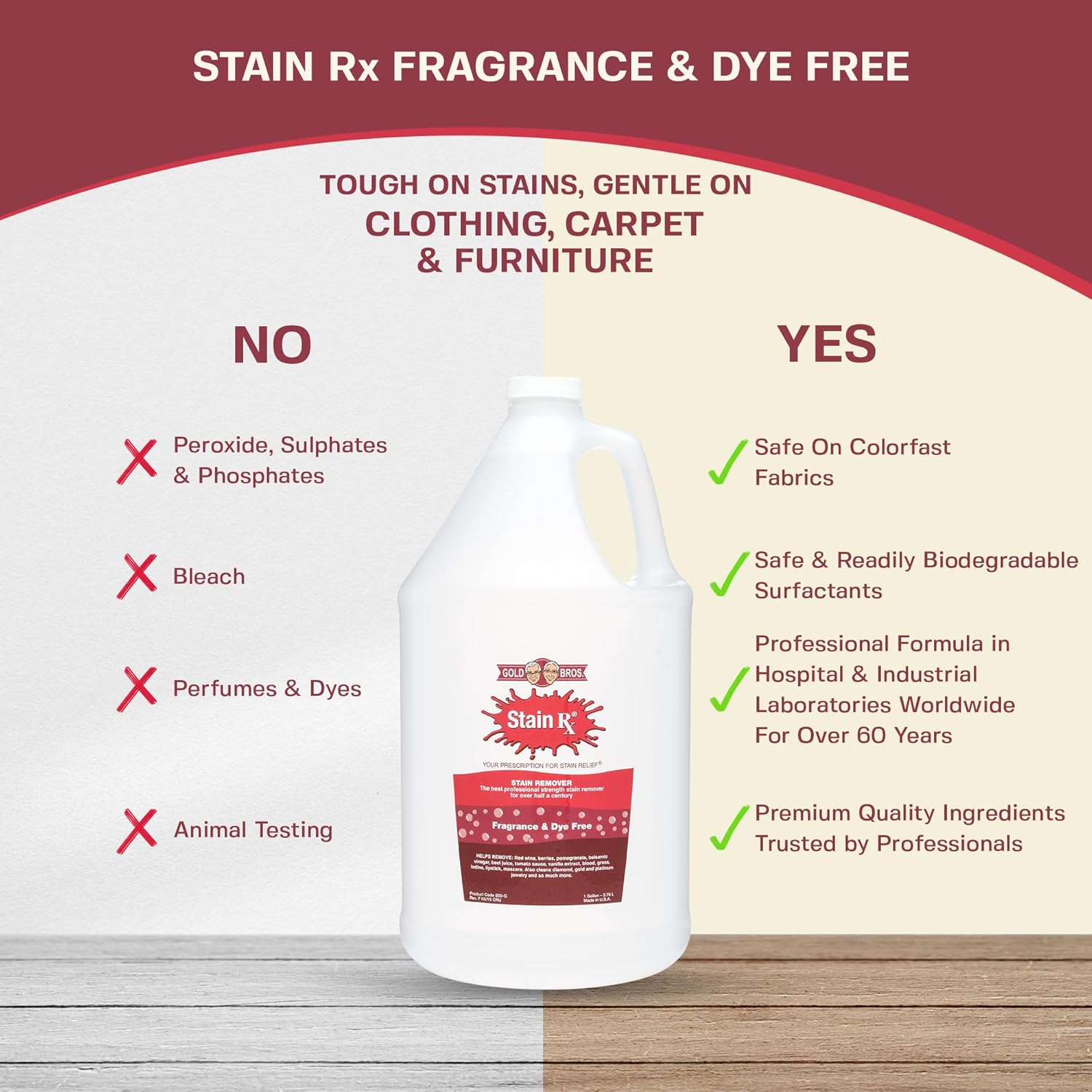 Stain Rx Stain Remover 1 Gallon