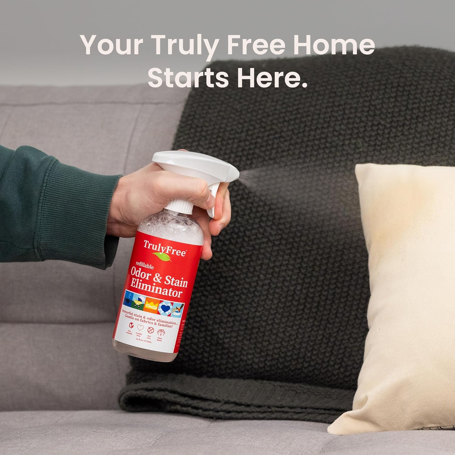 Truly Free Multi-Purpose Odor Stain Remover