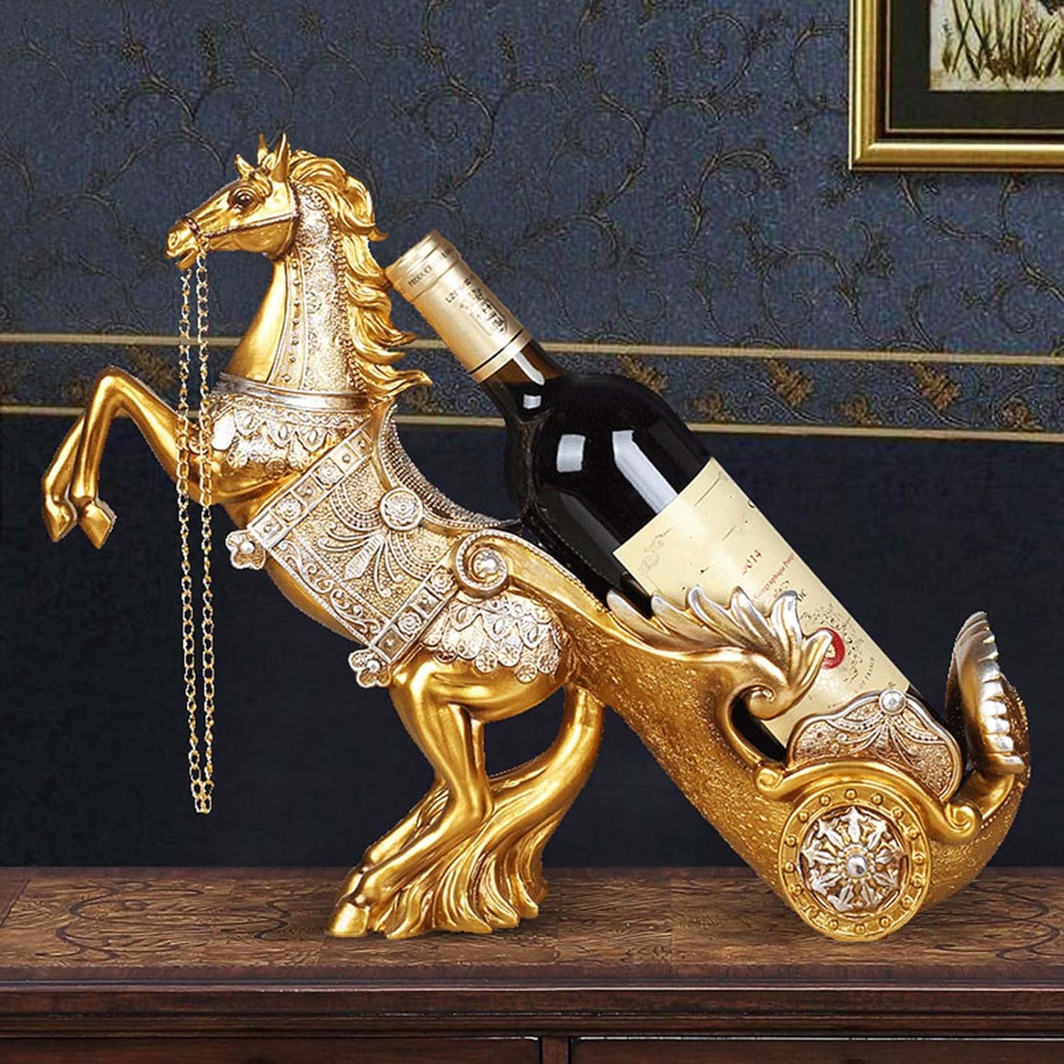 JUSHZ Resin Wine Rack Holder for Home Decoration