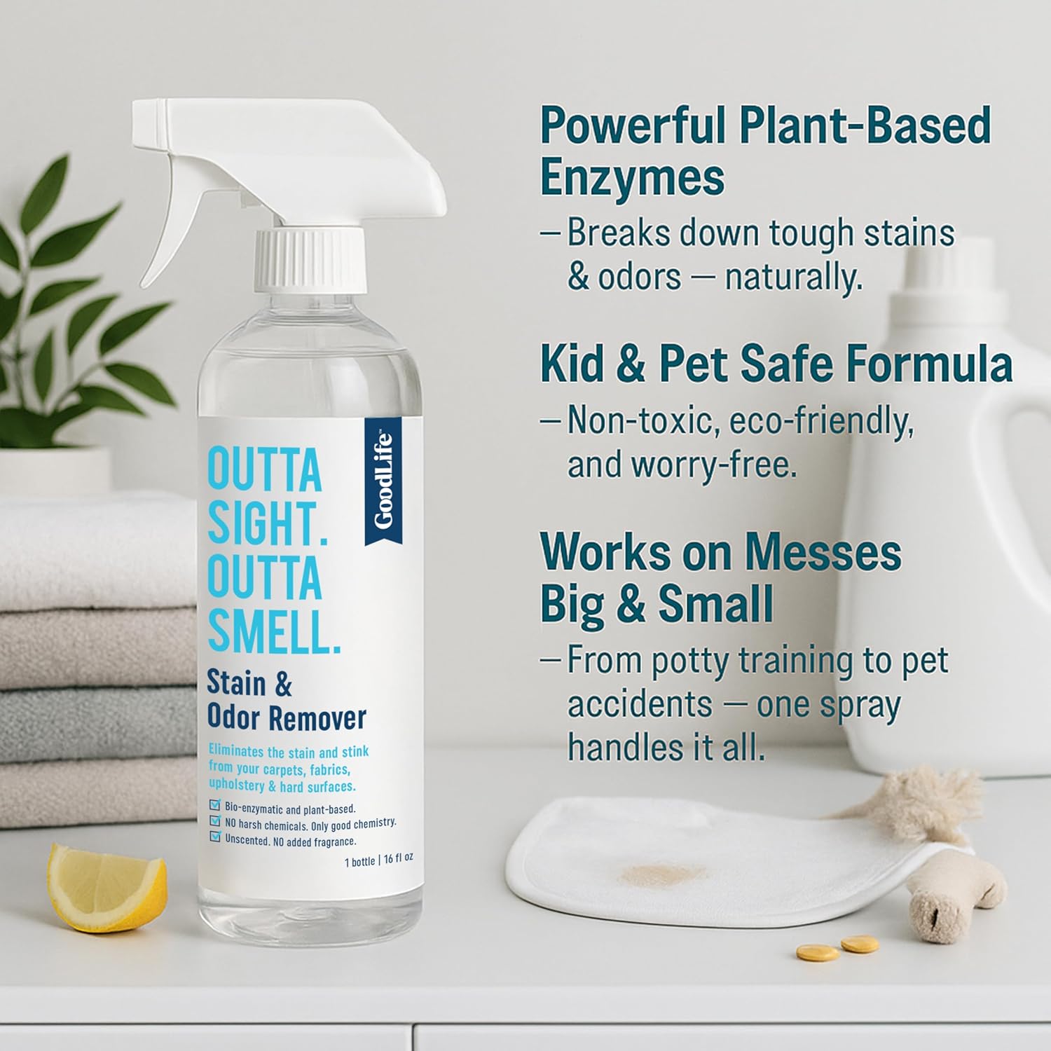 Good Life Solutions Natural Stain Remover Spray 16 oz