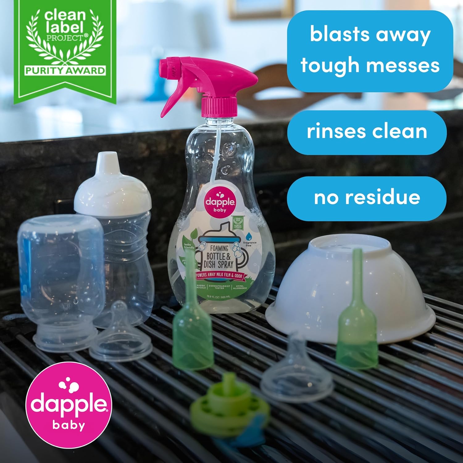 Dapple Baby Foaming Dish Soap 169 Fl Oz Pack of 2