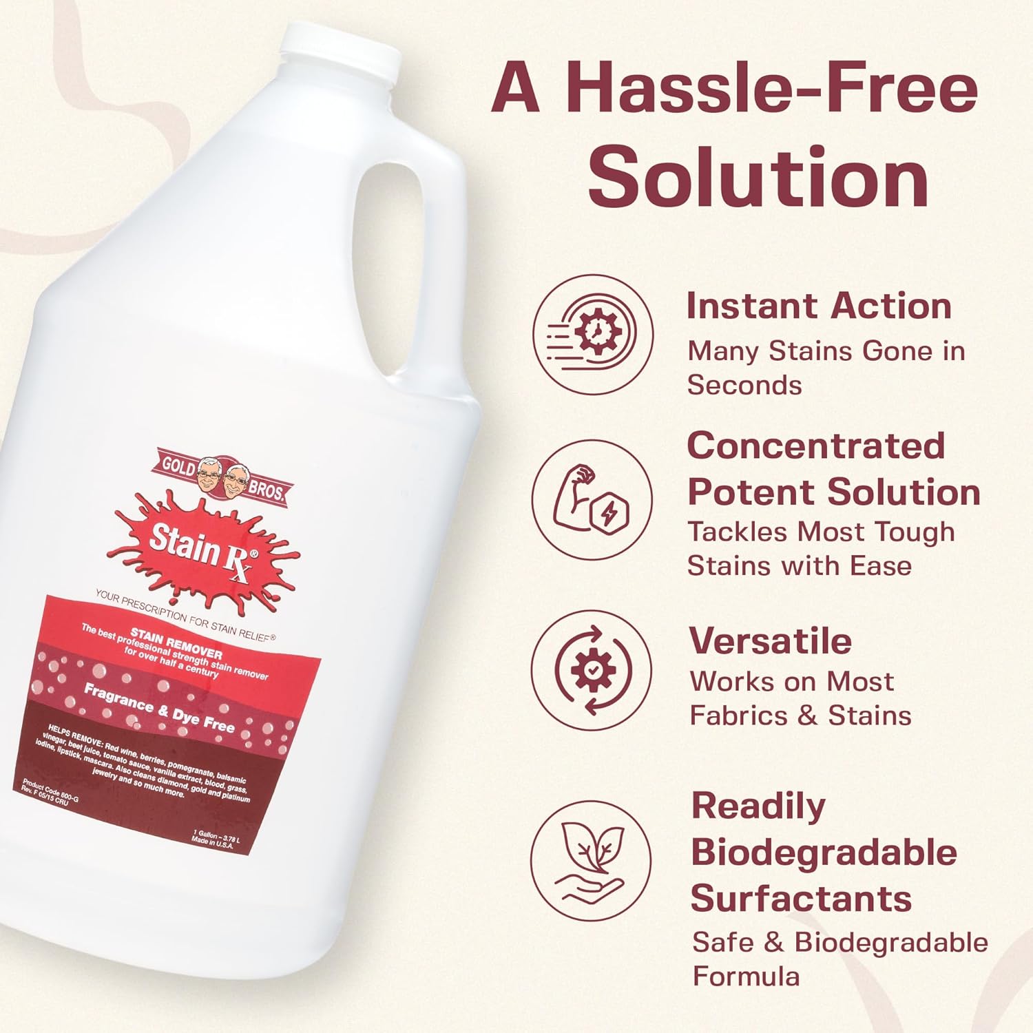 Stain Rx Stain Remover 1 Gallon