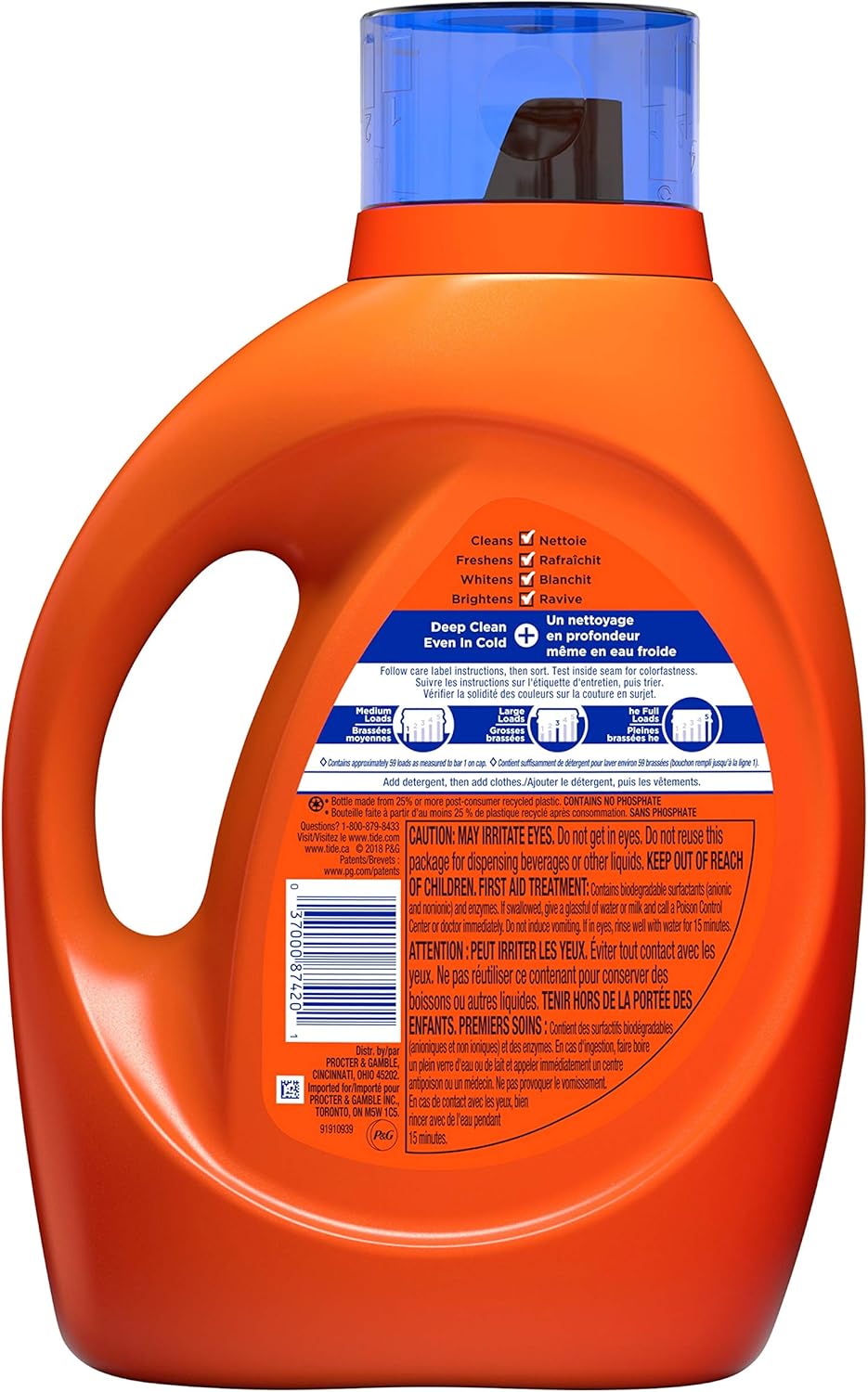 Tide Coldwater Clean Original Scent Liquid Laundry Detergent 84 Fl Oz