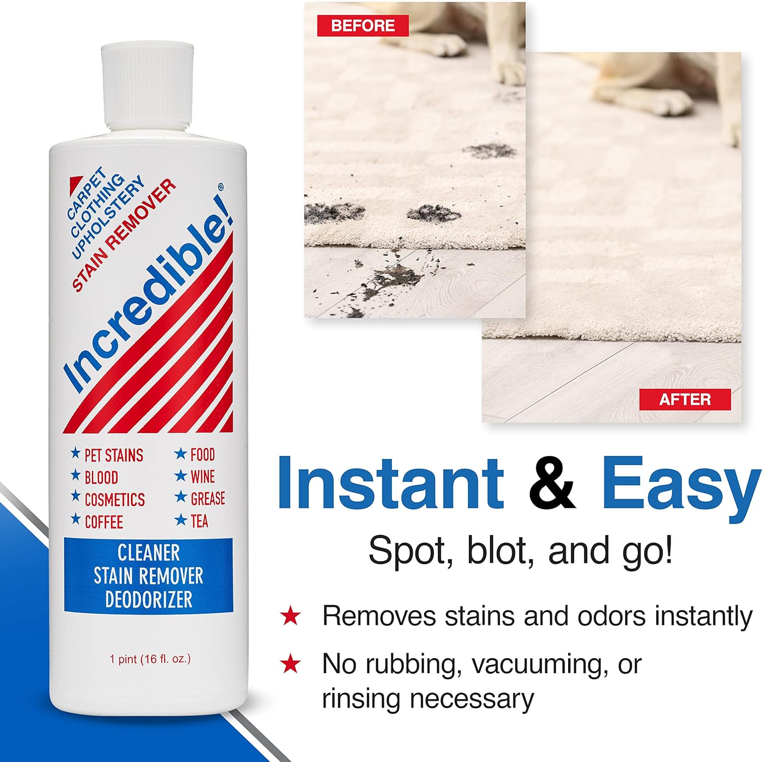 Incredible Stain Remover 16 oz for All Surfaces