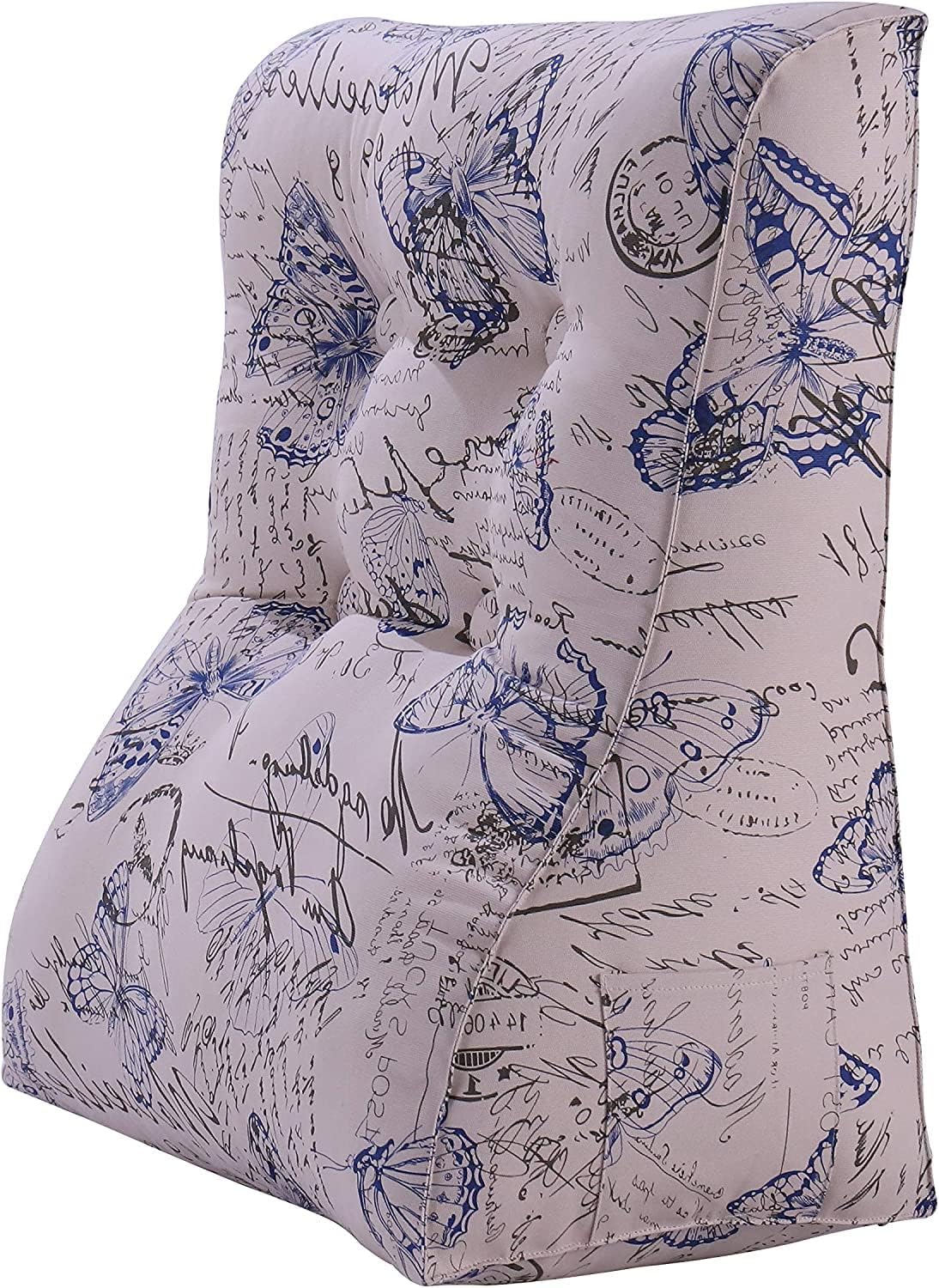 VERCART Reading Pillow with Curved Design
