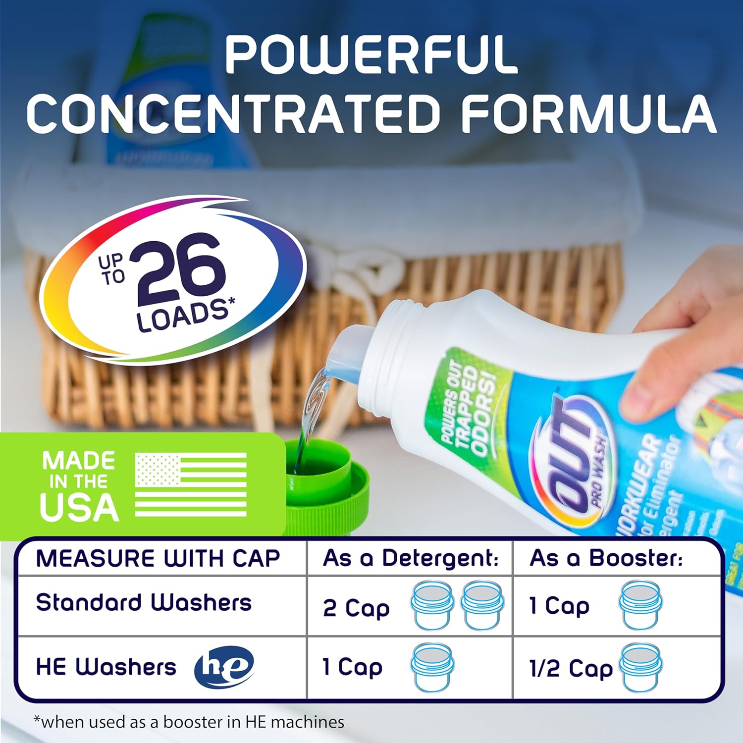 OUT ProWash Stain Remover Laundry Detergent 22 Ounce