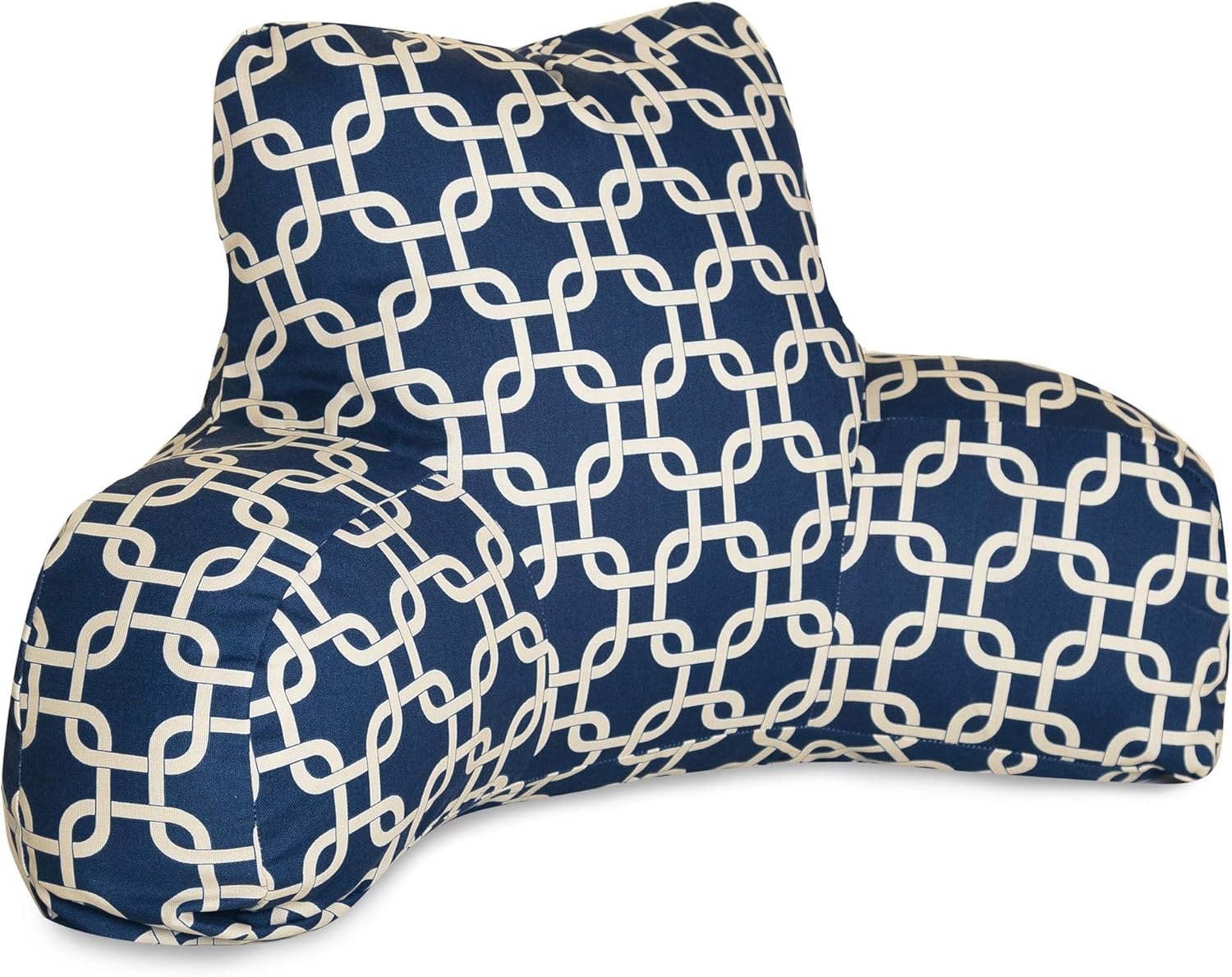 Majestic Home Goods Reading Pillow Navy Blue