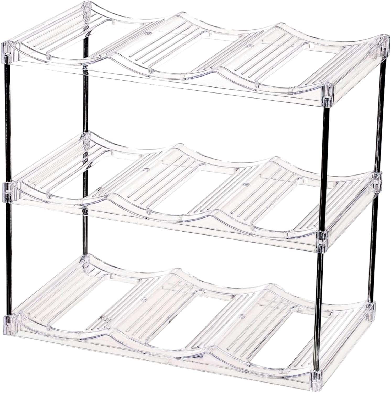 IEEK 3 Tier Wine and Water Bottle Holder