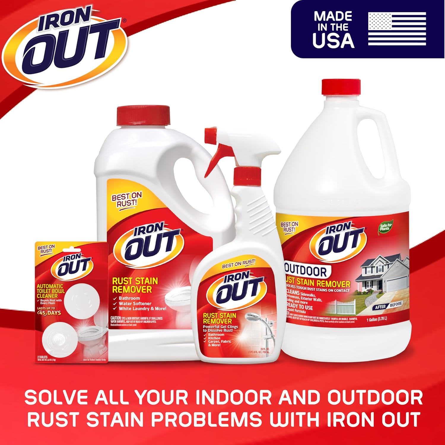 IRON OUT Rust Stain Remover 2-Pack 475 Pounds