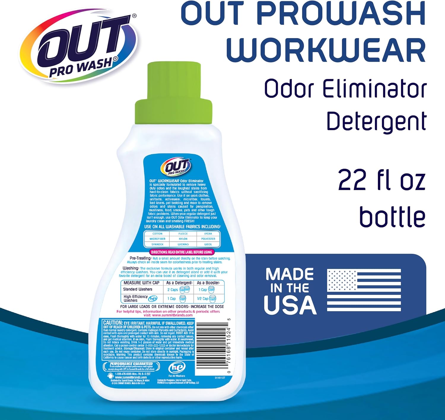 OUT ProWash Stain Remover Laundry Detergent 22 Ounce