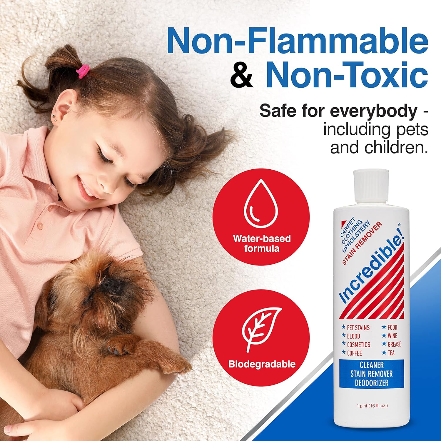 Incredible Stain Remover 16 oz for All Surfaces