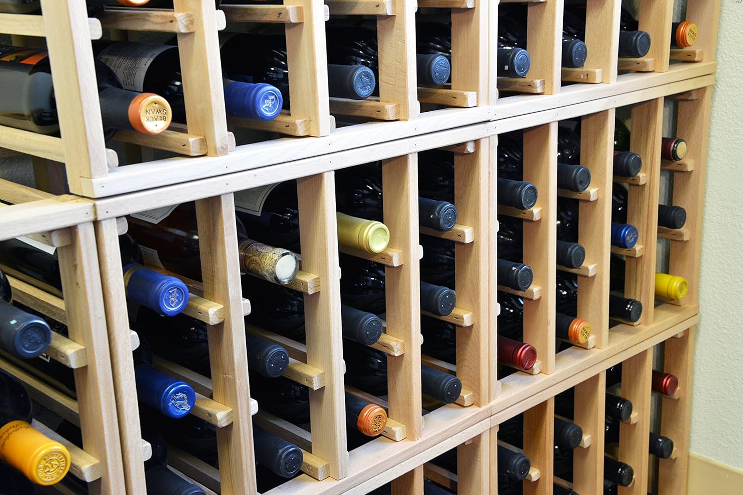 24 Bottle Modular Stackable Wine Rack
