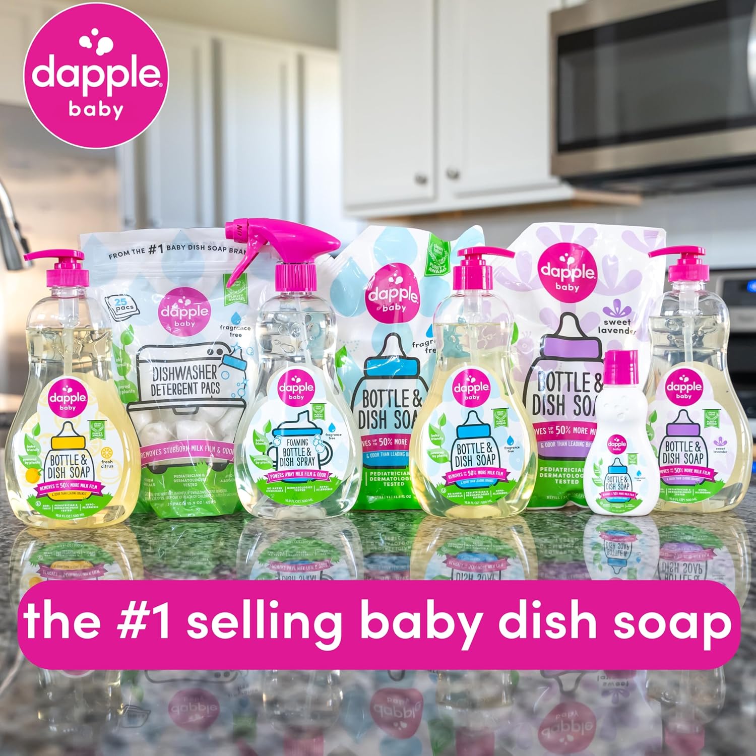 Dapple Baby Foaming Dish Soap 169 Fl Oz Pack of 2