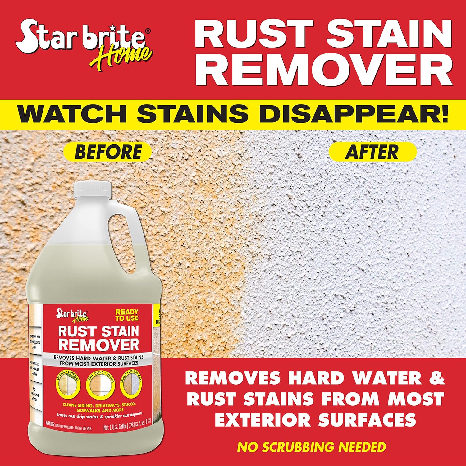 STAR BRITE Rust Stain Remover 1 Gallon 1