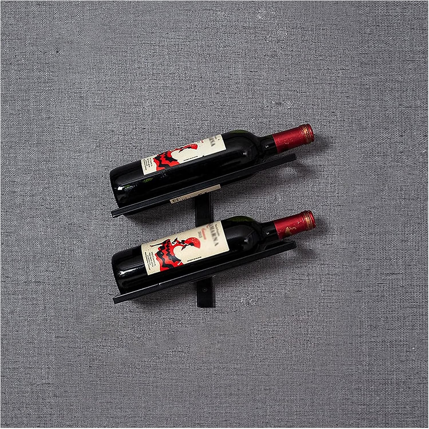 ALDEPO Wall-Mounted Wine Rack 2 Bottles