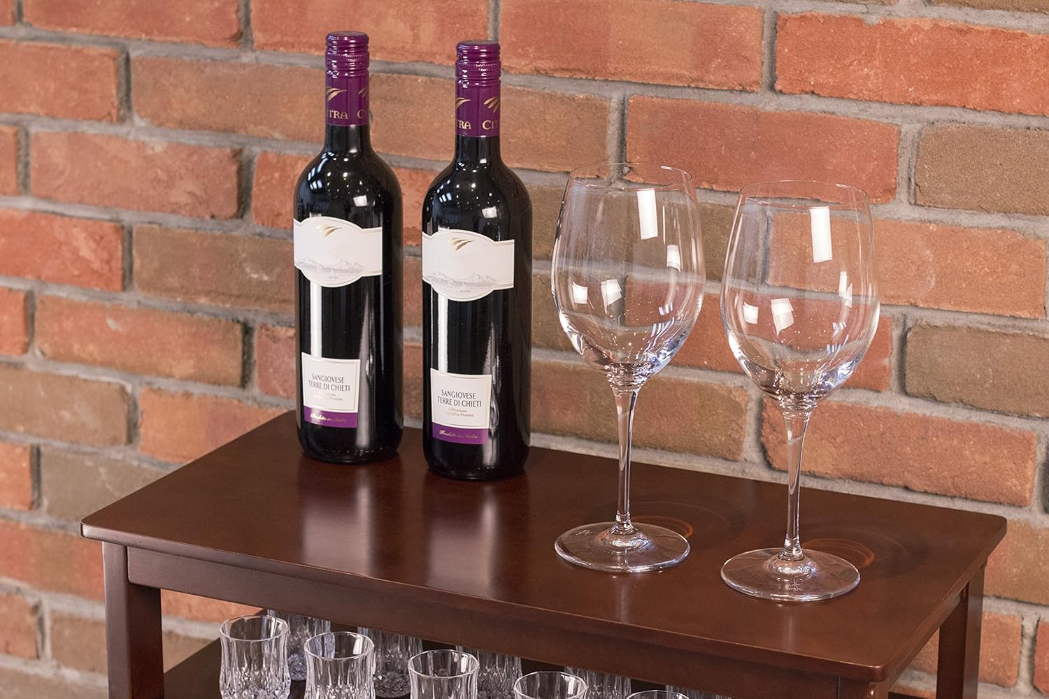 Merry Pet 16-Bottle Wine Rack in Espresso