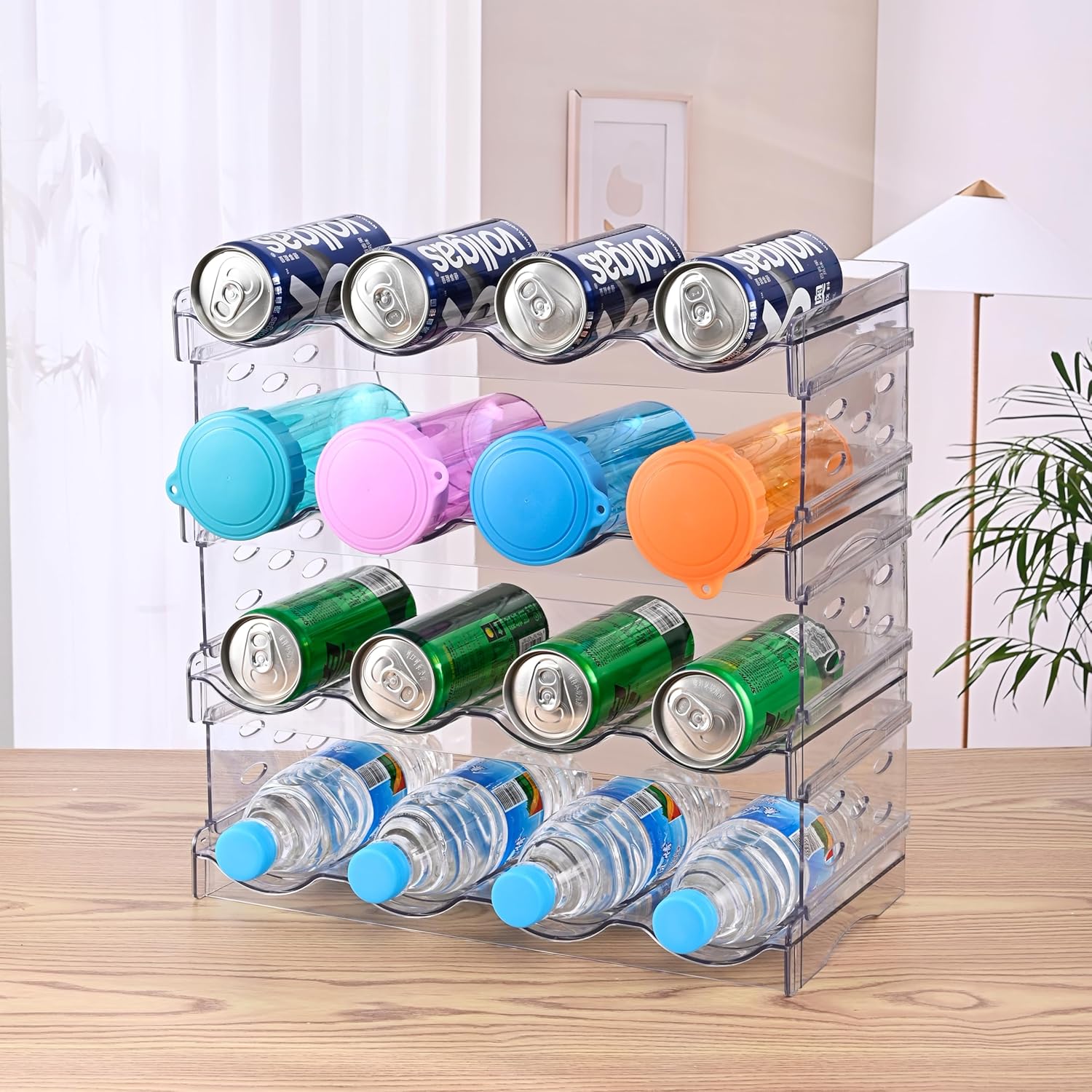 Keerte Freestanding Wine Rack for 16 Bottles