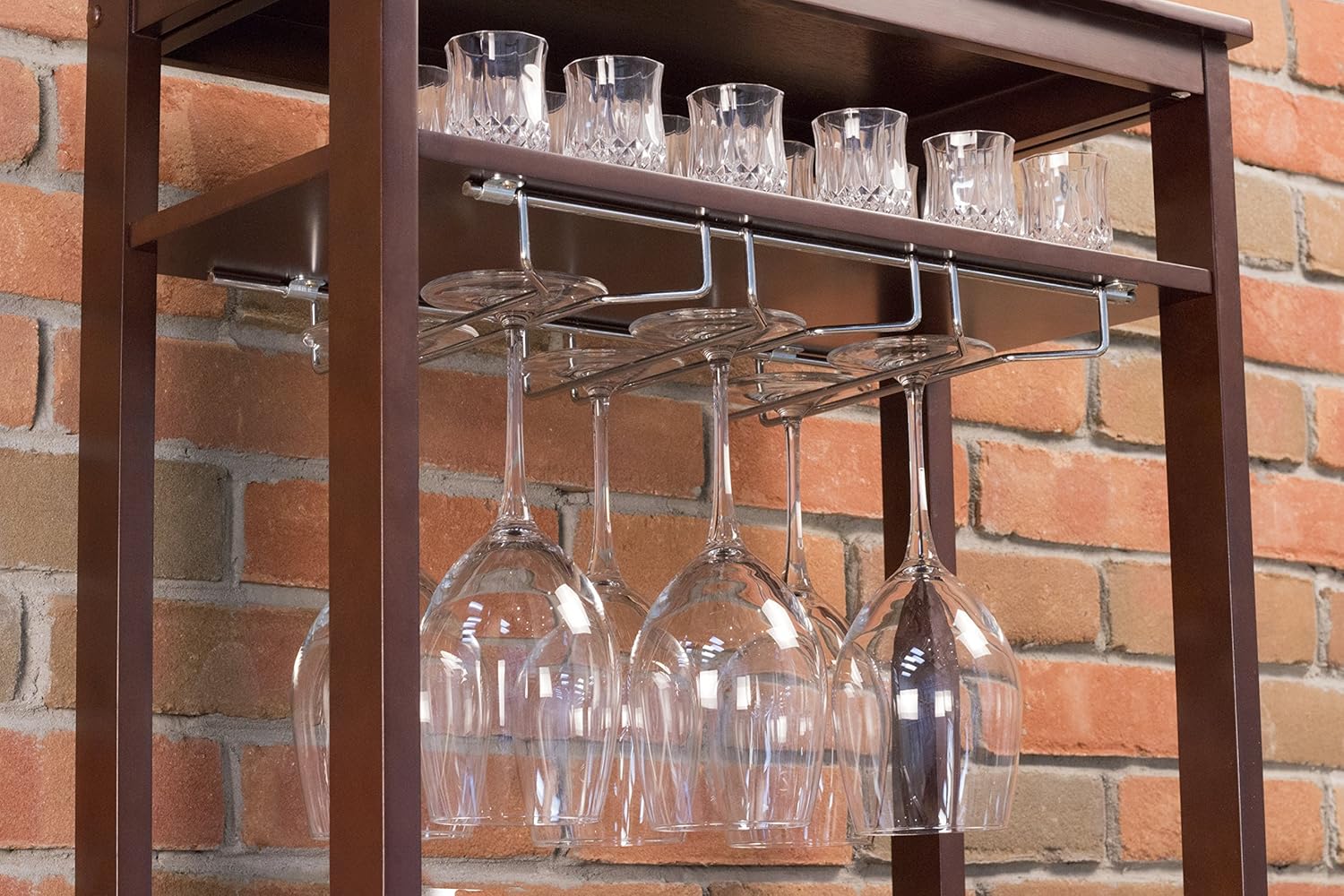 Merry Pet 16-Bottle Wine Rack in Espresso