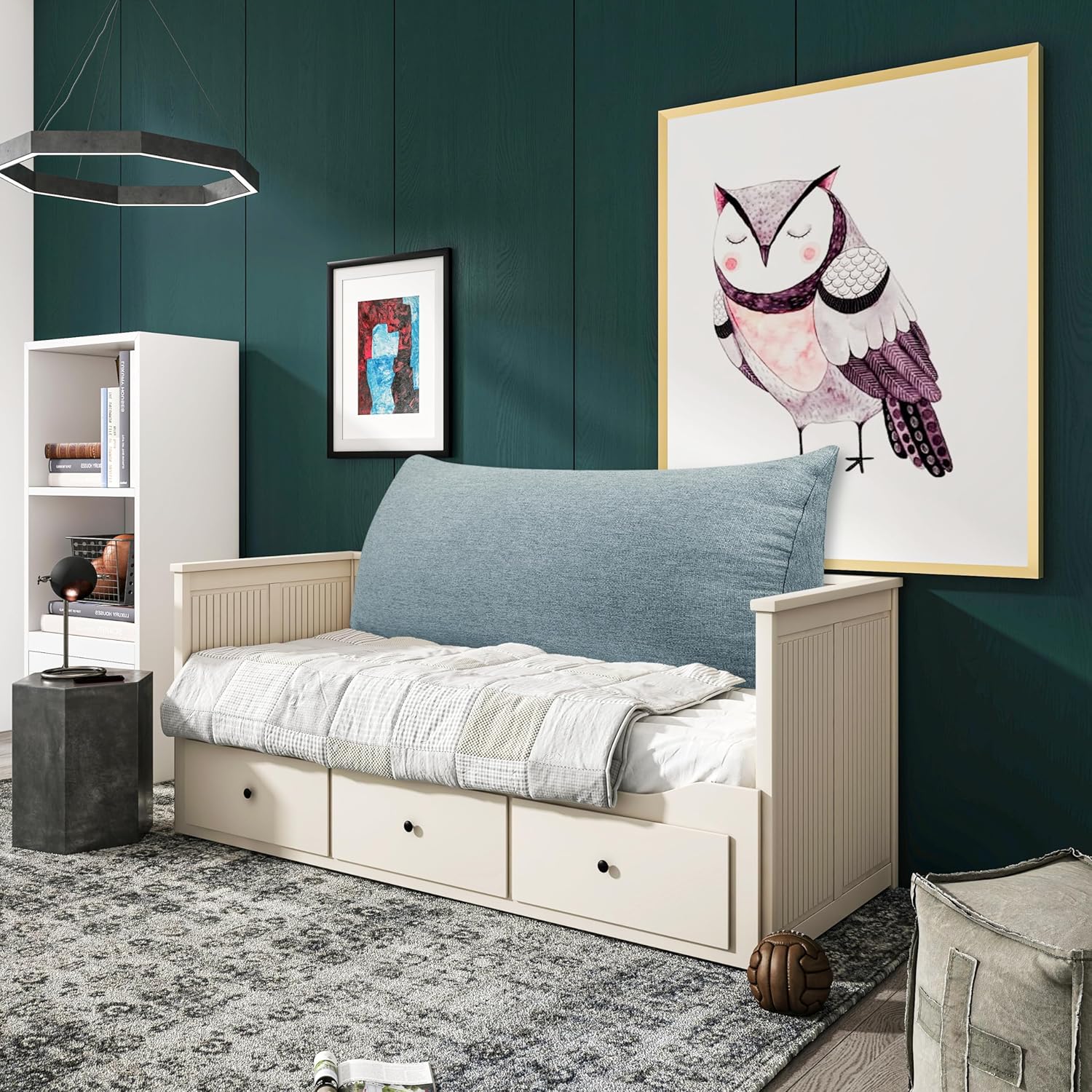 BNCKTRD Headboard Pillow Queen XXL for Back Support