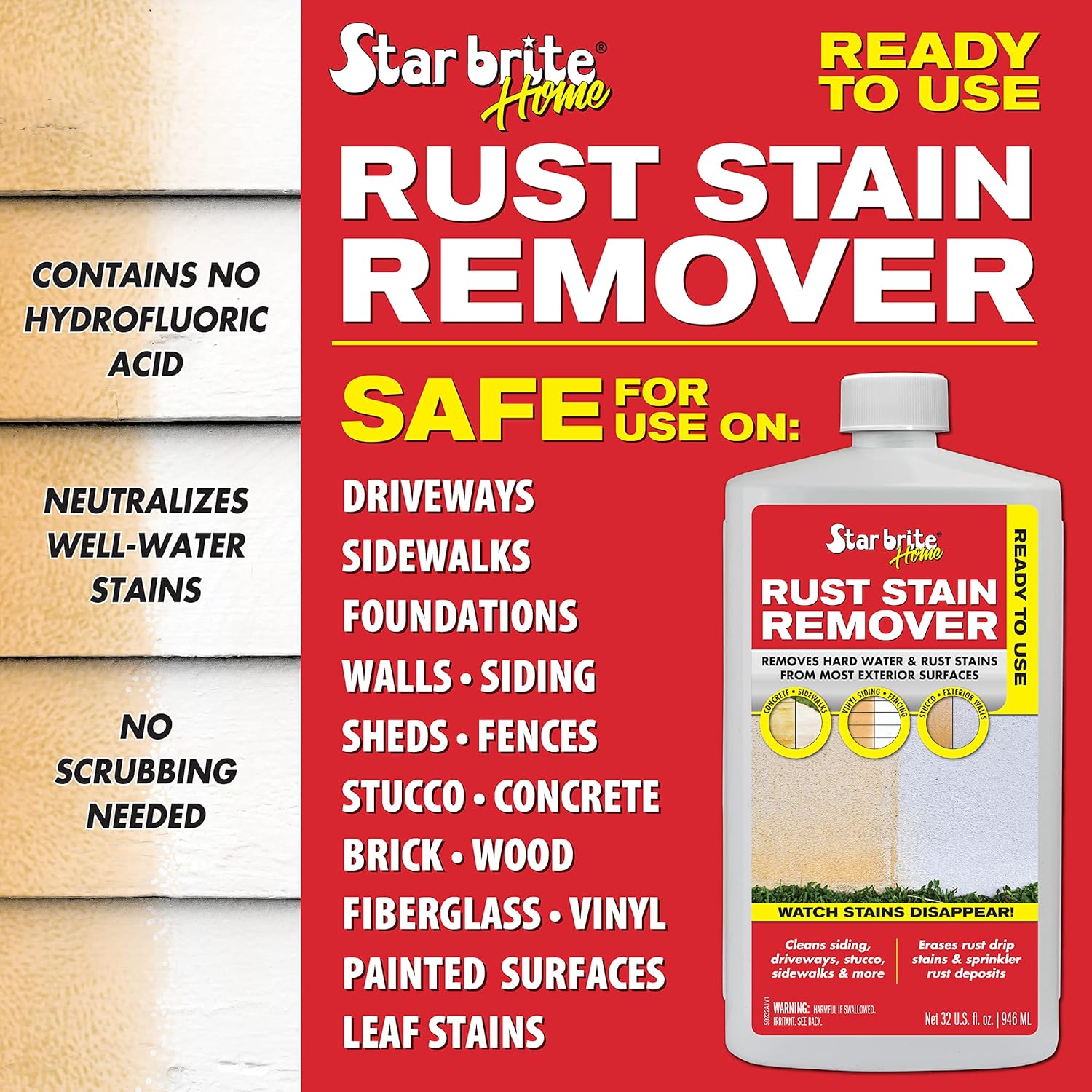 STAR BRITE Rust Stain Remover 32 OZ
